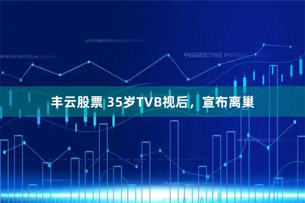 丰云股票 35岁TVB视后，宣布离巢
