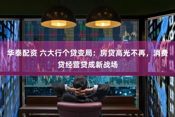 华泰配资 六大行个贷变局：房贷高光不再，消费贷经营贷成新战场
