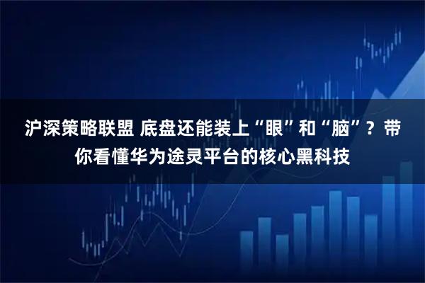 沪深策略联盟 底盘还能装上“眼”和“脑”？带你看懂华为途灵平台的核心黑科技