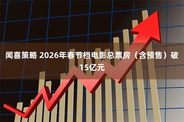 闻喜策略 2026年春节档电影总票房（含预售）破15亿元