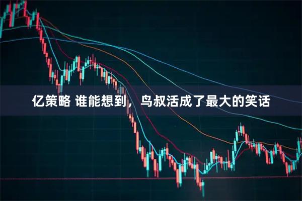 亿策略 谁能想到，鸟叔活成了最大的笑话